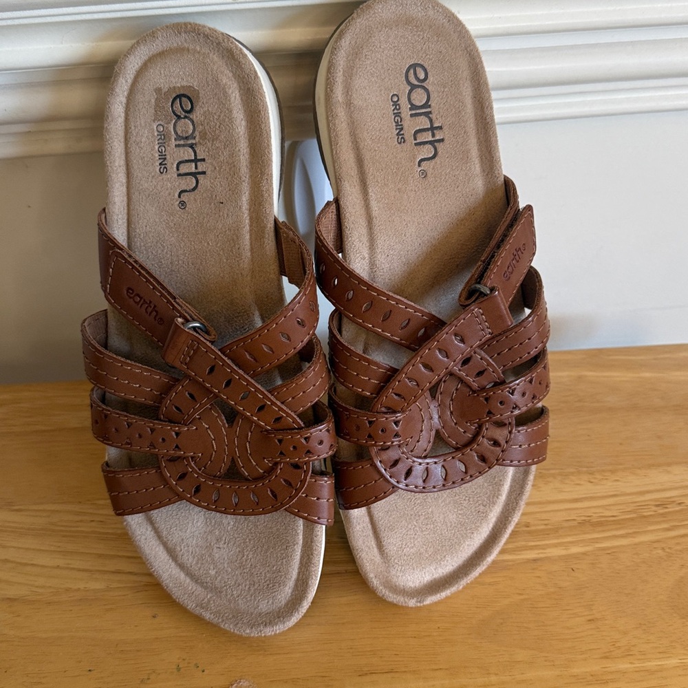 Earth Origins Sassoni Womens Sandals Size 7 Brown - Picture 12 of 16